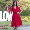 VESTIDO CAROLINA MIDI MANGA CODO ABIERTO Y ESCOTE PICO